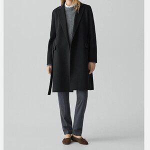Theory Wrap Belted Coat in Double-Face Wool-Cashmere